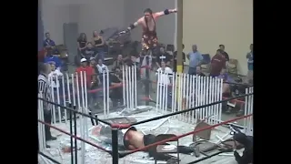 THE HOUSE OF PAIN DEATHMATCH: Mad Man Pondo vs Necro Butcher-IWA MS No Blood No Guts No Glory 2002!!