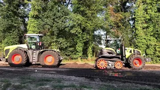 Claas Xerion vs Claas Axion 960 Terra trac