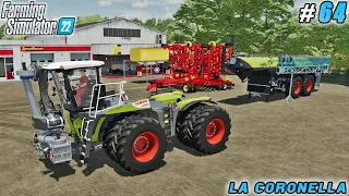 Boosting Fertilization and Sowing with Latest Tractor and Equipment | La Coronella Farm | FS 22 |#64