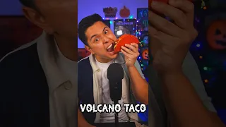 @TacoBell Volcano Taco 🔥 | #ASMR #shorts