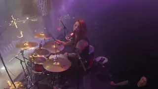 Kittie What I Always Wanted - Mercedes Lander Drum Cam Live in Las Vegas