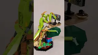 Giving the LEGO Praying Mantis a Desk Job