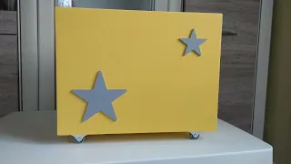 Ящик из фанеры для детских игрушек своими руками / Toy box DIY