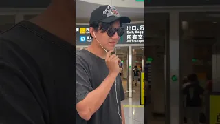 Dimash arrival at Beijing Airport