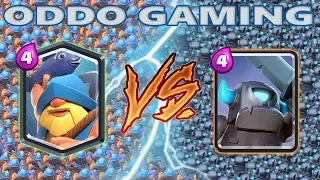 FISHERMAN VS MINI PEKKA - CLASH ROYALE BATTLE #106