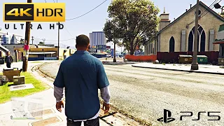Grand Theft Auto V (PS5) HDR Gameplay 4K/60FPS | Ray Tracing ON