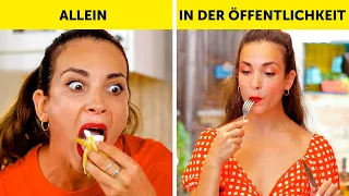 MÄDELS IN DER ÖFFENTLICHKEIT VS. ALLEINE || So reagierst du! by 123 GO!