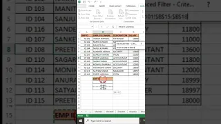 Use Of Advanced Tools In Excel #msexcel #shorts #excel #exceltips #youtubeshorts #msoffice