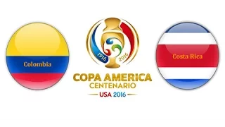 Colombia vs Costa Rica Full Match Copa America 2016 ( PES 16 Gameplay PC / FULL HD )