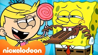 SpongeBob, Loud House & More CANDY MARATHON! 🍬 20 Minutes | Nicktoons