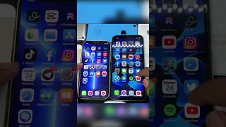 SPEED TEST iPhone XR vs 12 mini 🔥 #shorts