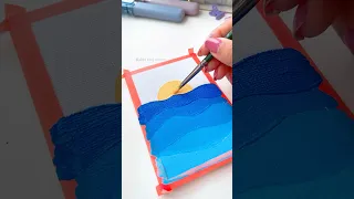 Easy Painting Techniques for Beginners #shorts #art #painting #youtubeshorts