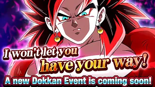 HE'S COMING! SSJ4 LIMIT BREAKER VEGITO DOKKAN EVENT TEASER! (DBZ: DOKKAN BATTLE)