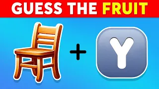 Can You Guess The Fruit And Vegetable By Emoji? 🍒🍎 Emoji Quiz | Mouse Quiz