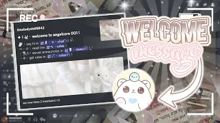 [DISCORD TUTORIAL] AESTHETIC WELCOME MESSAGE Using Mimu *2022 SLASH COMMANDS* ─ iimelodyxh 🕯🍒💌