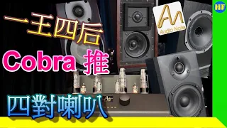 【#器材試聽​】Audio Note 《Cobra》膽合併機，用四對不同喇叭，試清眼鏡蛇實力！還有與同廠OTO，如何比較？#AudioＮote​ #Cobra​ #Lee388