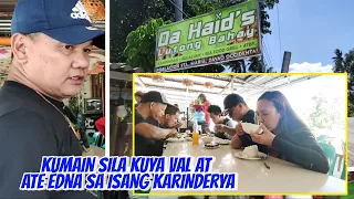 ANG SARAP NG KAIN NILA KUYA VAL AT ATE EDNA SA ISANG KARINDERYA