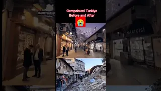 TURKEY BEFORE AND AFTER EARTHQUAKE LIVE #ytfeed #ytshorts #views #turkey #earthquake #syria #views