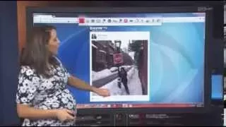 9 Months Pregnant Meteorologist Allison Miller Weather Clip