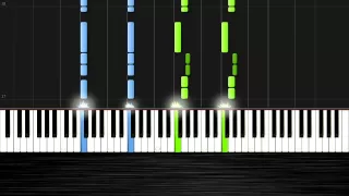 Martin Garrix - Animals - Piano Tutorial by Pluta-X (50% Speed) Synthesia