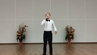 Гуренко Игорь 10 лет  Итальянска народная песня  "Santa Lucia"