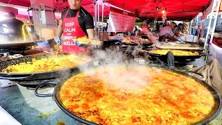 London Street Food at Notting Hill. Roast from Transylvania, Giant Paellas from Spain and Much More