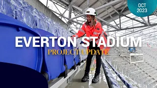 FIRST SEATS INSTALLED AT NEW EVERTON STADIUM!