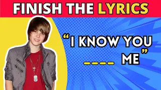 Finish The Lyrics  2000 to 2024 🎤 Most Popular Songs | Music Quiz Challenge