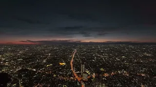 Trip to Tokyo, Japan  Aerial 360 video in 8K BEAUTY OF CITY.