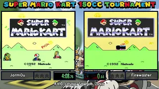 Super Mario Kart 150cc Tournament Showcase JarmOu vs Firewaster