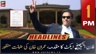 ARY News Headlines | 1 PM | 12th October 2022