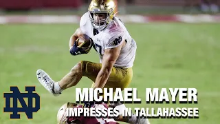 Notre Dame TE Michael Mayer Impresses In Tallahassee