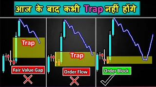 Trap Trading से बचने के लिए Correct Set up को Trade करे  | Order Block Order Flow Liquidity Grab ||
