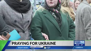 ‘Nobody wanted this, Ukraine is a peaceful nation’:  Ukrainian church holds prayer vigil