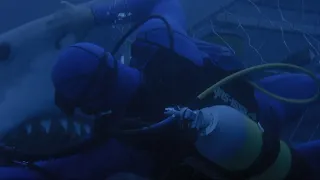 Shark Attack 2 (2000): Divers Get Eaten by Sharks (Cage Attack Scene)