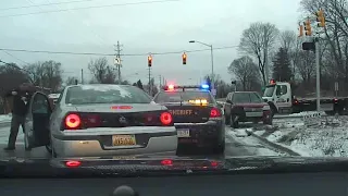 Raw video of Oakland County deputy being hit by car