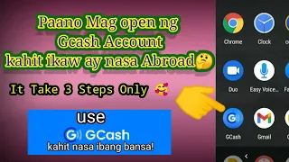 How to Open Gcash Kahit ikaw ay isang OFW or Nasa Abroad l 3 Steps Only!