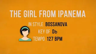 The Girl From Ipanema - Karaoke Female Backing Track