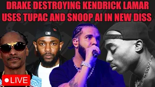 Drake Disses Kendrick Using Tupac and Snoop Dogg AI | Is Kendrick Losing?