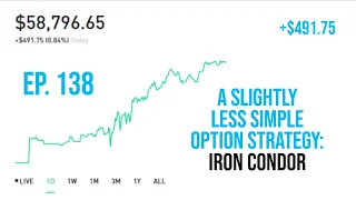 ep.138 $30k to $1,000,000 on Robinhood -A slightly less simple options strategy: Iron Condor