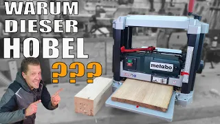 Why I chose the Metabo DH330 thicknesser - thicknesser test comparison