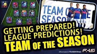 FC Mobile (FIFA) - Team of the Season (TotS) Prep and League Predictions