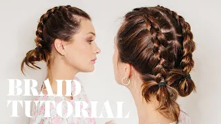 HOW I BRAID MY OWN HAIR! Easy Double Braid Tutorial