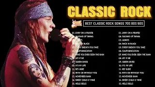 Queen,Aerosmith,Guns N’ Roses,Metallica,Bon Jovi,U2,CCR🔥 Top 100 Best Classic Rock Songs Of All Time