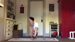 Handstand Press to L-Sit