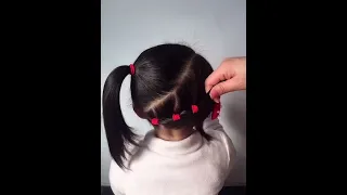 Cascading Weaved Elastics, Little Girl Hairstyle/Ep4