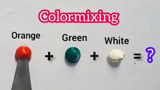 Guess the Final color 🎨| Satisfying video | Art video | Color Mixing | paint Mixing | Aesthetic Arts