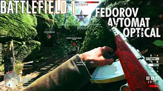 Fedorov Avtomat Optical Gameplay - Battlefield 1 Conquest No Commentary
