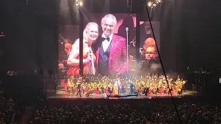 Andrea Bocelli Miami live show performing nostalgia song Granada 🎵 🎶 🎵 🎶