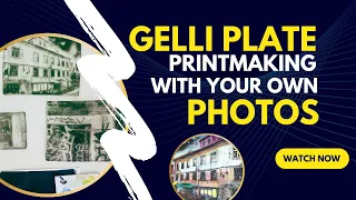 Gelli Plate Transfers With Your Own Photos! 🎨 ❤